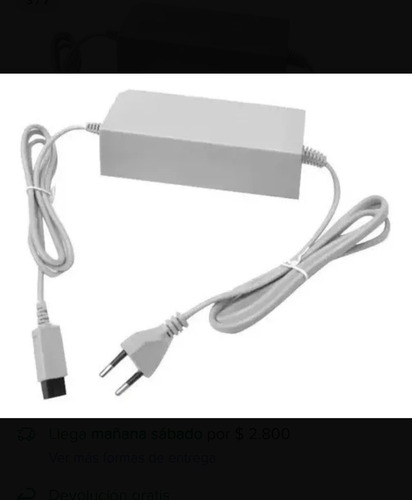 Fuente De Poder Adaptador Para Nintendo Wii