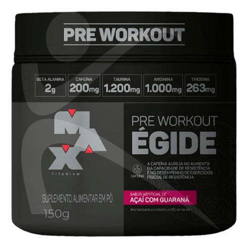 Égide Pré Treino (150g) - Guaraná Com Açaí