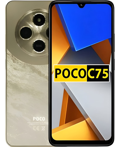 Xiaomi Poco C75 Nfc Dual Sim 128gb Dourado 6gb Global Com Nf