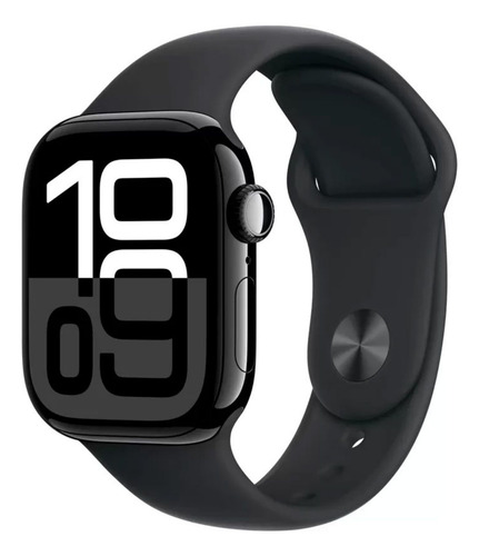 Reloj Apple Watch Series 10 46mm Aluminio Negro Banda M/l