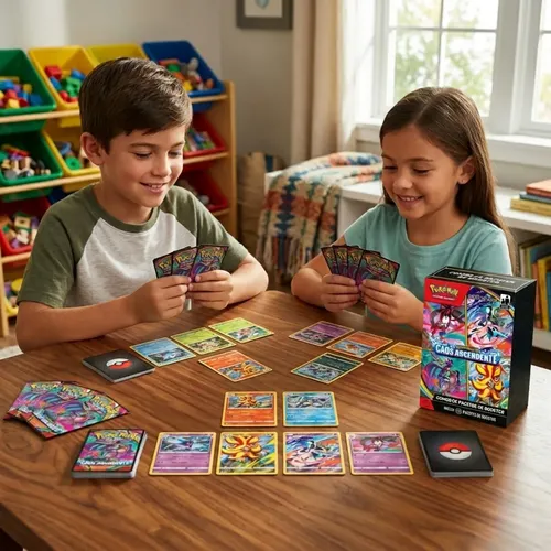 Box Pokémon Coleção Caos Ascendentes Tcg 108 Cartas Copag