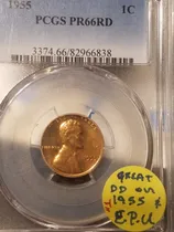 Comprar Cent Usa Pr66rd 1955 C\u002F Errores D Acuñación Vea Descripcion
