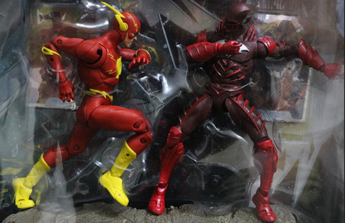 Mcfarlane Dc Multiverse Earth 52 Batman Red Death & Flash (Usado)