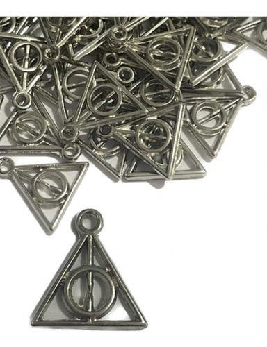 10 Dijes Reliquias De La Muerte Harry Potter 1cm Metal 
