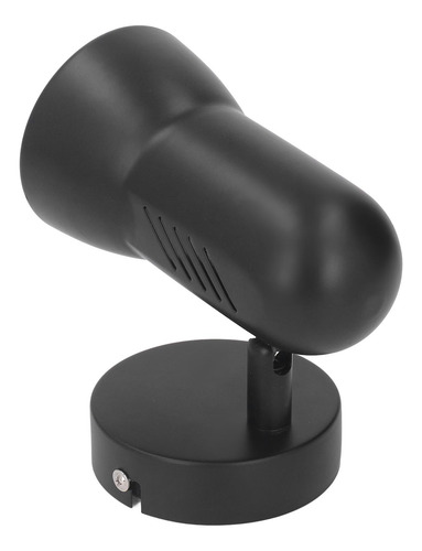 Soporte Para Lámpara De Pared E26, Giratorio, Negro Mate