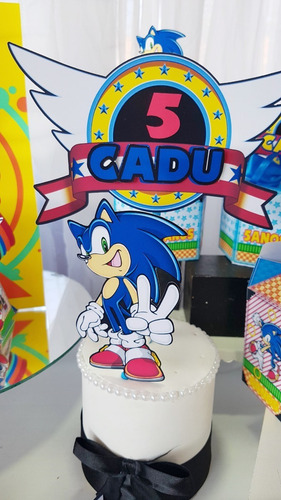 Imagem 3 de 8 de Kit Festa Em Casa Sonic