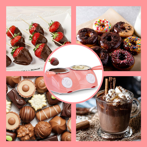 Pote Eléctrico Con Fuente De Chocolate Para Derretir Chocola