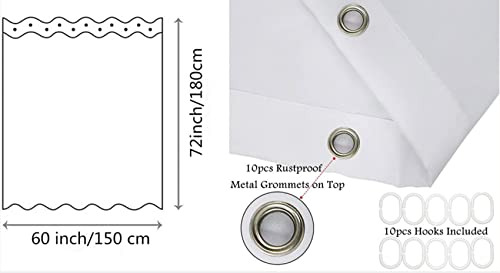 Cortina De Ducha Geométrica Abstracta Lb Para Baño, Con Raya