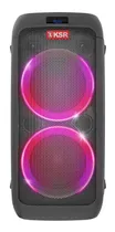 Comprar Bafle Amplificado Recargable 2x8 Kaiser Con Tecnología Ksr- Color Negro