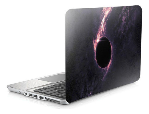 Skin Adesivo Notebook 17,3 Buraco Negro Dark Hole D1