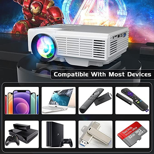Imagen 3 de 4 de Video Beam 7500lumenes 1080p Full Hd