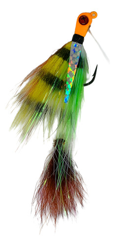 Isca Artificial Jig Extreme Para Tucure Açu 6/0 22g Cor Fire Tiger Ii