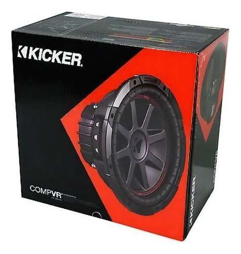 Woofer Kicker 43cvr124 12 Cvr124 Cvr12 Doble Bobina 800w Max Color Negro