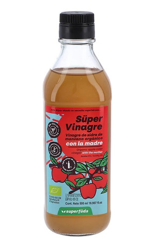 Vinagre Sidra Manzana Con Madre - mL a $66