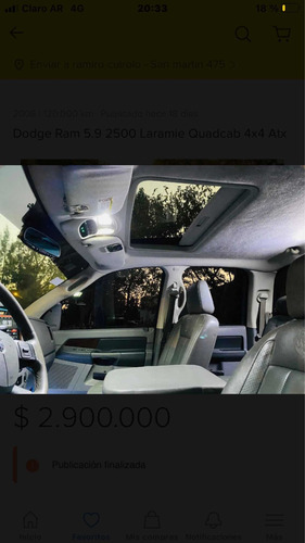 Dodge Ram 2008 5.9 2500 Laramie Quadcab 4x4