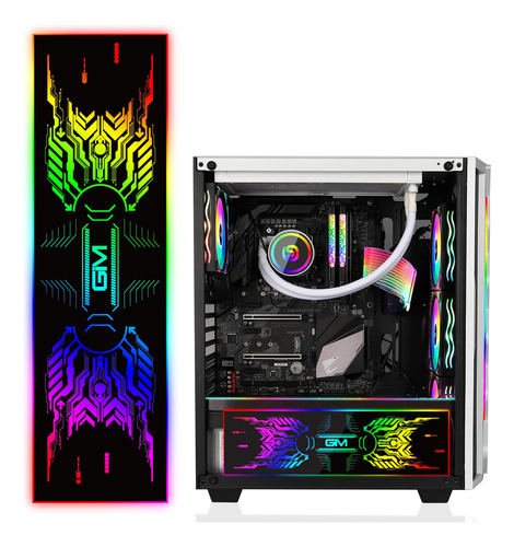 Gim Tablero Rgb Para Computadora Pc Caso Led Luz Retroilumi.