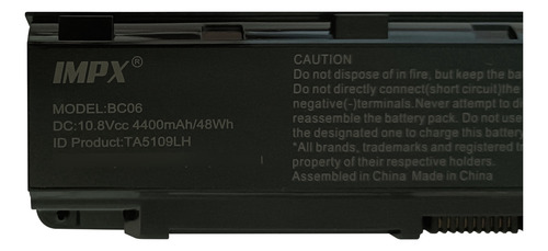 Bateria Toshiba C50-a C50d C55 C55d C40 C45 C70 C75 Serie A