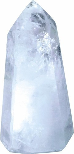 Ponta De Cristal Pedra Quartzo Natural Polida Harmonia E Paz