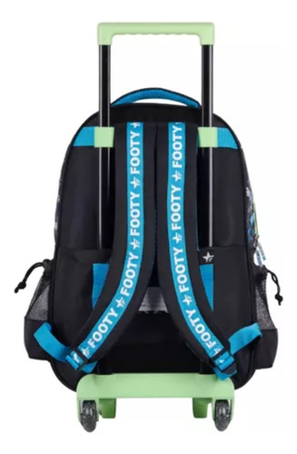 Mochila Gamer Carro 18 C/ Luces Led F5391 Color Verde