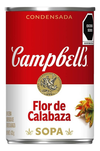 3 Pza Crema Campbell's De Flor De Calabaza 420 G