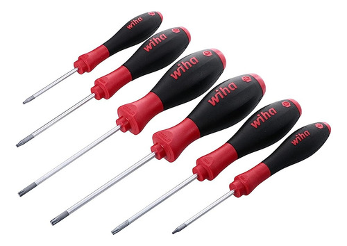 Set De Destornilladores Wiha Torx Driver 6 Unidades Rojo