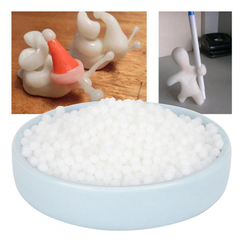 P Pellets De Plástico Moldeable 500g/17.6oz Transparente