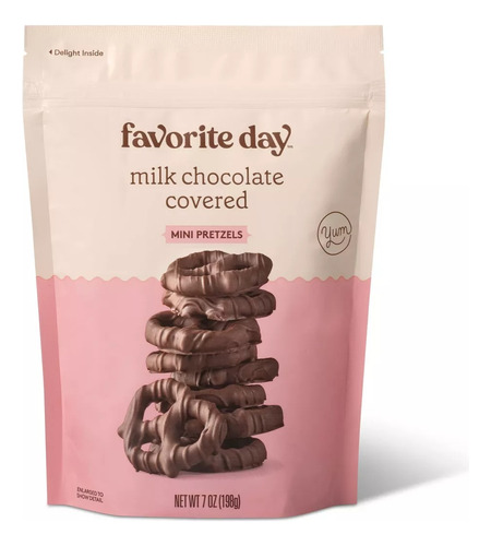 Favorite Day Mini Pretzelz De Chocolate De Leche 7 Oz