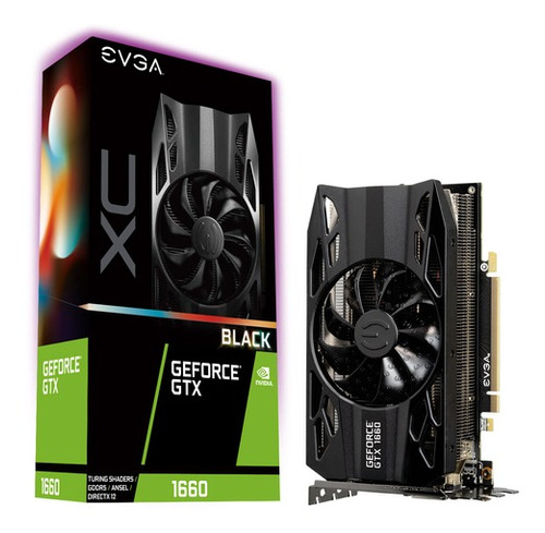 Placa de video Nvidia Evga  Gaming GeForce GTX 16 Series GTX 1660 06G-P4-1160-KR 6GB