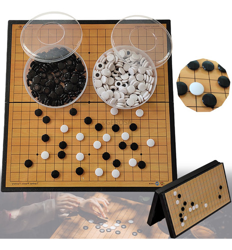 Go Juego Set Magnético Plegable Tabla Weiqi Juegos Educativo
