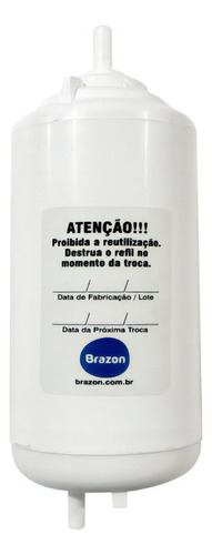 Refil Brazon Linha Icezon Alcalino A2010 Cor Branco n/a