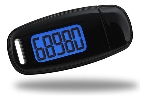 Podómetro, Podómetro Azul Con Cordón Con Sensor, Clip, 3d