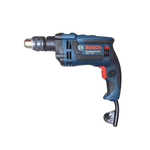 Taladro percutor atornillador eléctrico de 13mm Bosch GSB 16 RE 750W + accesorio con maletín de transporte 220V