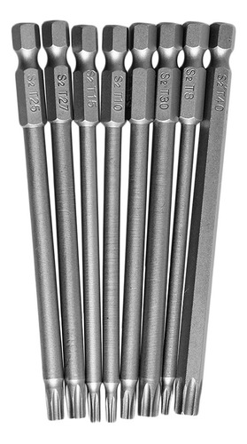 Puntas De Destornillador Torx Magnéticas T8-t40 De 100 Mm Co