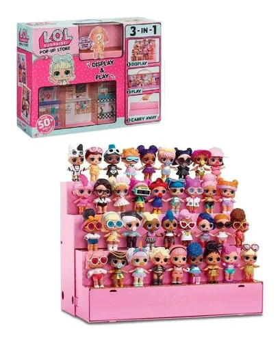 Lol doll pop hotsell up store playset