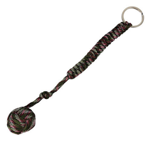 Chaveiro Paracord Esfera Autodefesa Camuflado