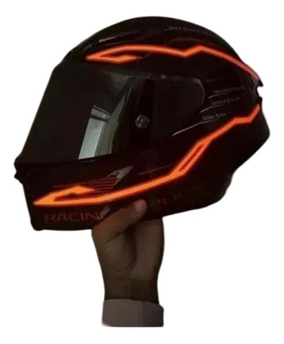 Luces Neón Para Cascos Pista Gp Rr Agv 