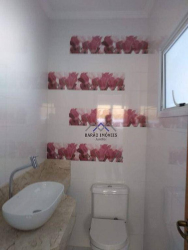 Imagem 13 de 17 de Casa À Venda, 234 M² Por R$ 1.040.000,00 - Chácara Morada Mediterrânea - Jundiaí/sp - Ca1306