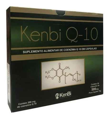 Kenbi Coenzima Q-10 500mg 30 Cápsulas