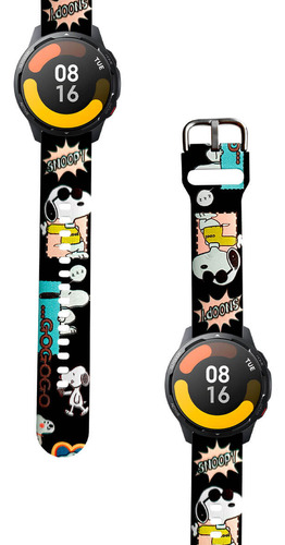 Correa Compatible Con Xiaomi Watch S1 Active Snoopy Cool Ng