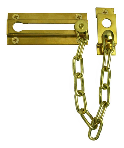 Cadena De Seguridad En Bronce, Para Puerta Discover  7855bl