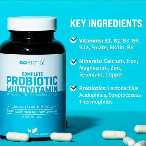 Gobiotix Multivitamínico Probióticos 90 Cápsulas