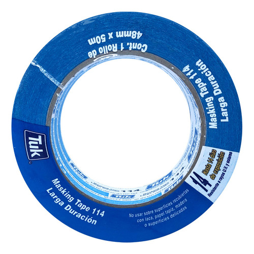 Cinta Masking Para Pintura Tuk 48mmx50m Azul
