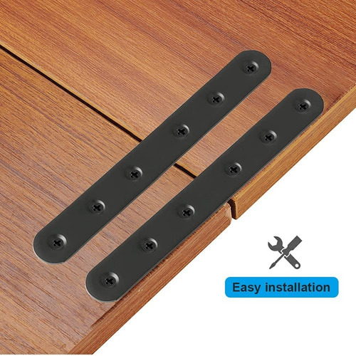 Placa De Reparación De Soporte Recto Para Unir Madera Y Meta