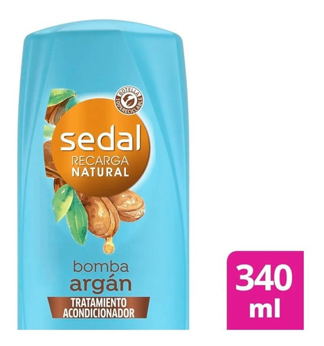 Sedal Bomba Argan 340ml Shampoo / Acondicionador 