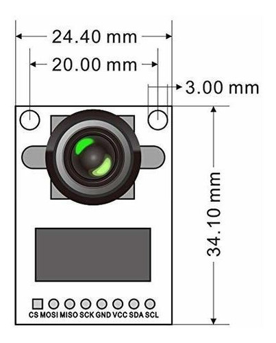Módulo Cámara Arducam Ov2640 2 Megapíxeles Para Raspberry Pi