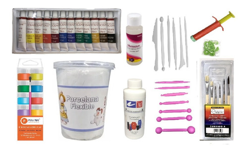 Kit De Manualidades Con 1 Kg De Pasta Francesa