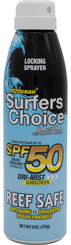 H2ocean Surfers Choice - Protector Solar De Tatuaje Spf 50 U