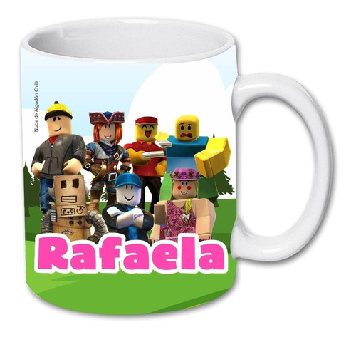 Tazón Roblox Niña Personalizado Regalo Navidad Cumpleaños