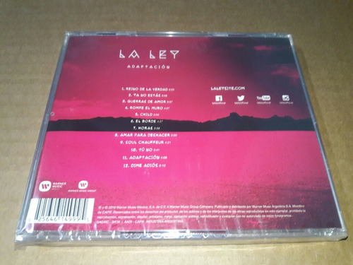 La Ley - Adaptacion (cd)