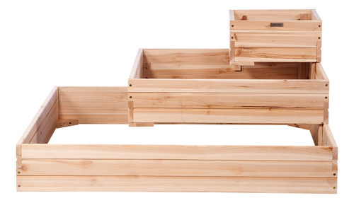 Vevor Cama De Jardín De Madera 44.5 X 44.5 X 20.1 PuLG